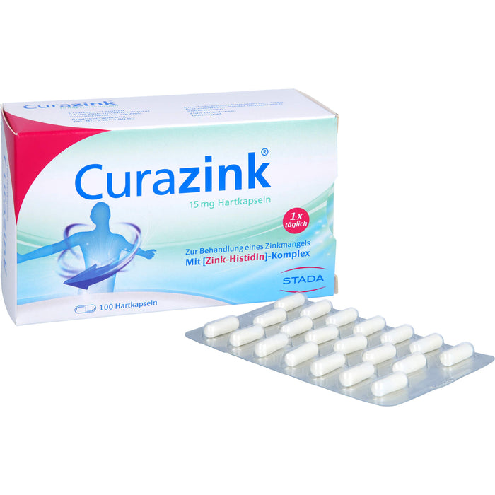 Curazink 15 mg Hartkapseln, 100 pcs. Capsules