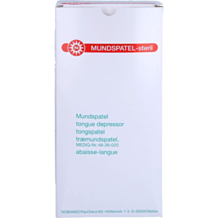 Mundspatel steril, 100 St 