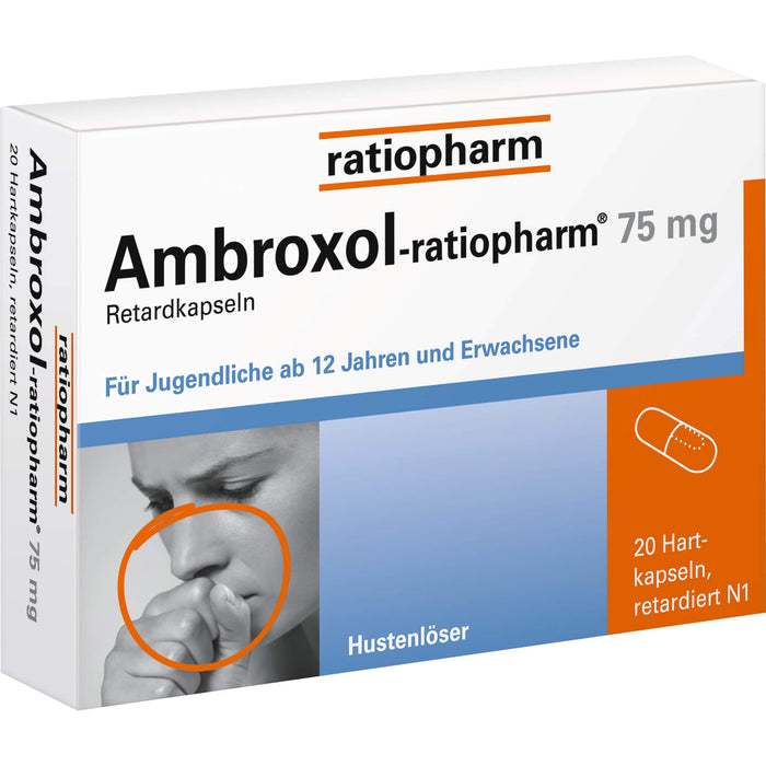 Ambroxol-ratiopharm 75 mg Hustenlöser Hartkapseln, 20 St. Kapseln