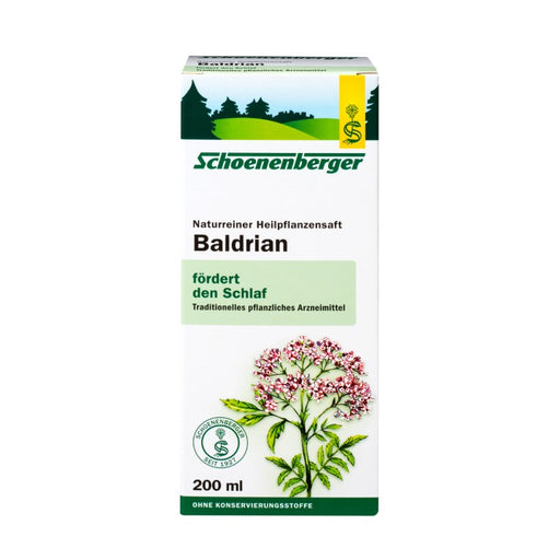 Schoenenberger naturreiner Heilpflanzensaft Baldrian fördert den Schlaf, 200 ml Lösung