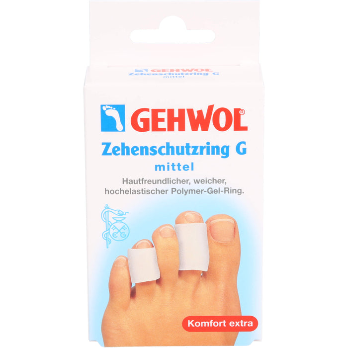 GEHWOL Polymer-Gel Zehenschutzring G mittel, 2 St