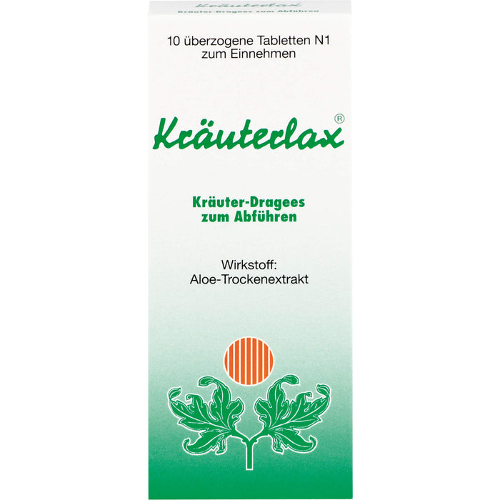 Kräuterlax Kräuter-Dragées zum Abführen, 10 St. Tabletten