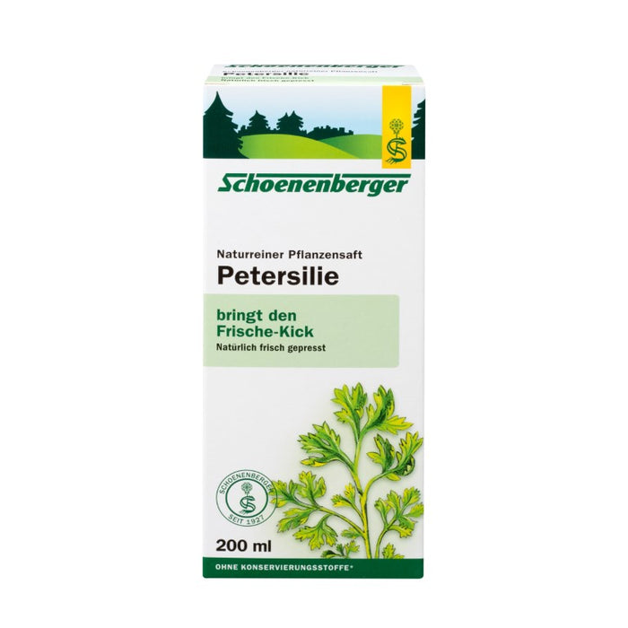 Schoenenberger Naturreiner Pflanzensaft Petersilie, 200.0 ml Lösung