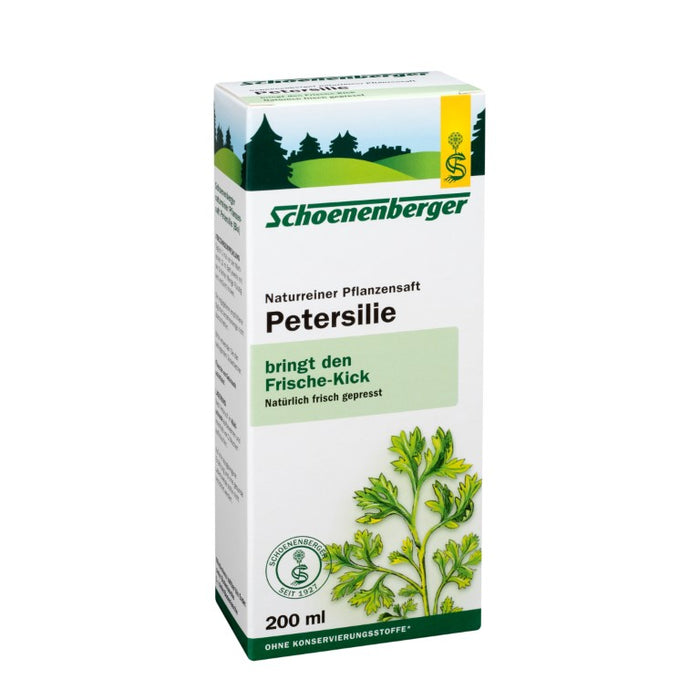 Schoenenberger Naturreiner Pflanzensaft Petersilie, 200.0 ml Lösung