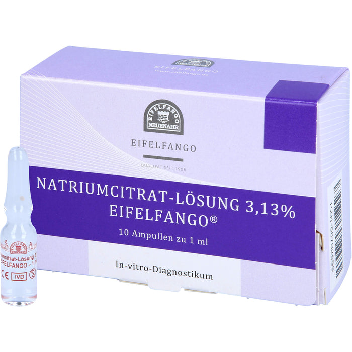 EIFELFANGO Natrium Citricum 3,13 % Lösung, 10 St. Ampullen