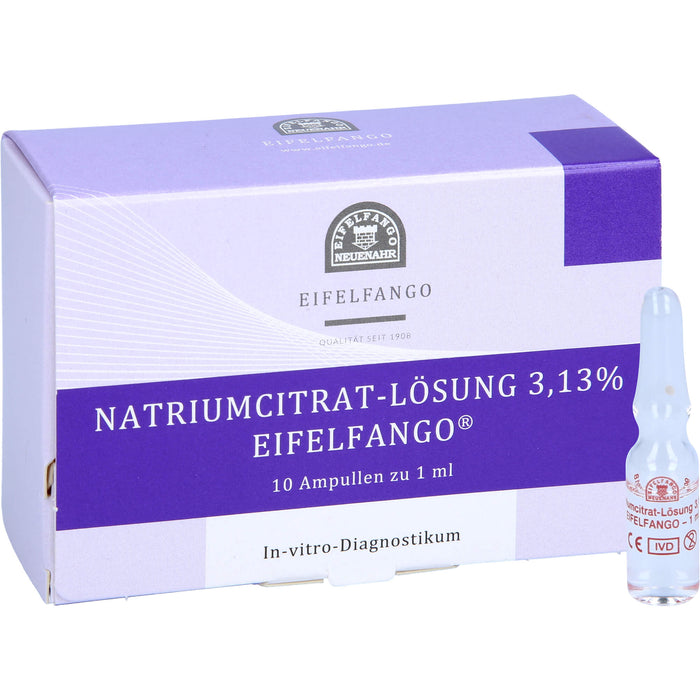 EIFELFANGO Natrium Citricum 3,13 % Lösung, 10 St. Ampullen