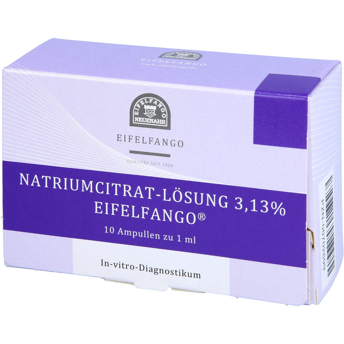 EIFELFANGO Natrium Citricum 3,13 % Lösung, 10 St. Ampullen