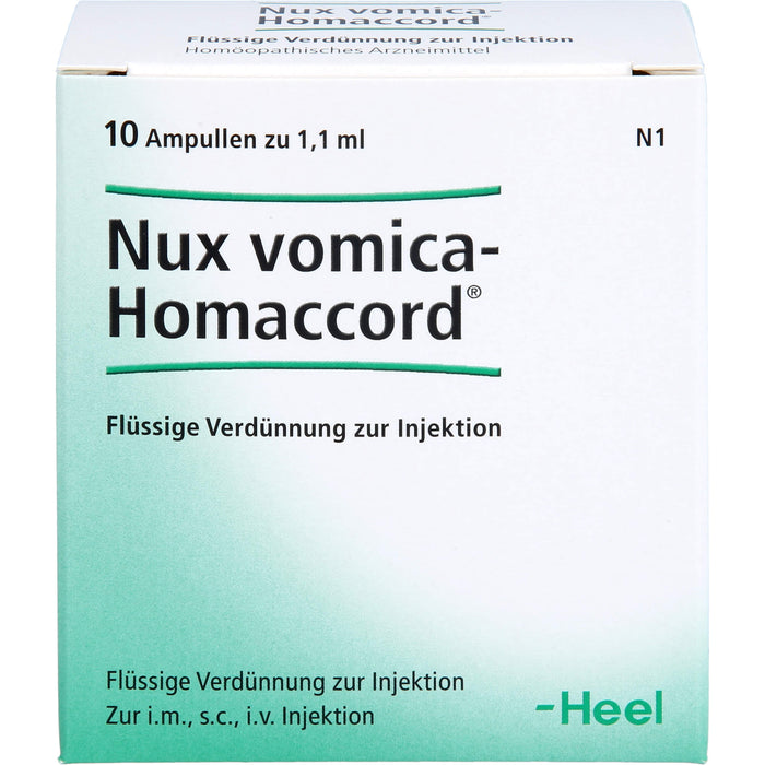 Nux vomica-Homaccord Inj.-Lsg., 10 St. Ampullen