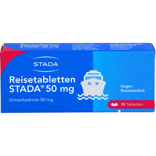 Reisetabletten STADA 50 mg, 10 St. Tabletten