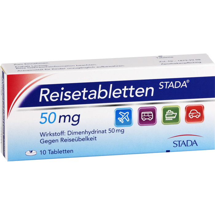 Reisetabletten STADA® 50 mg, 10 St. Tabletten