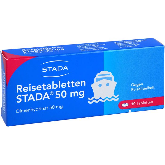 Reisetabletten STADA  50 mg, 10 St. Tabletten