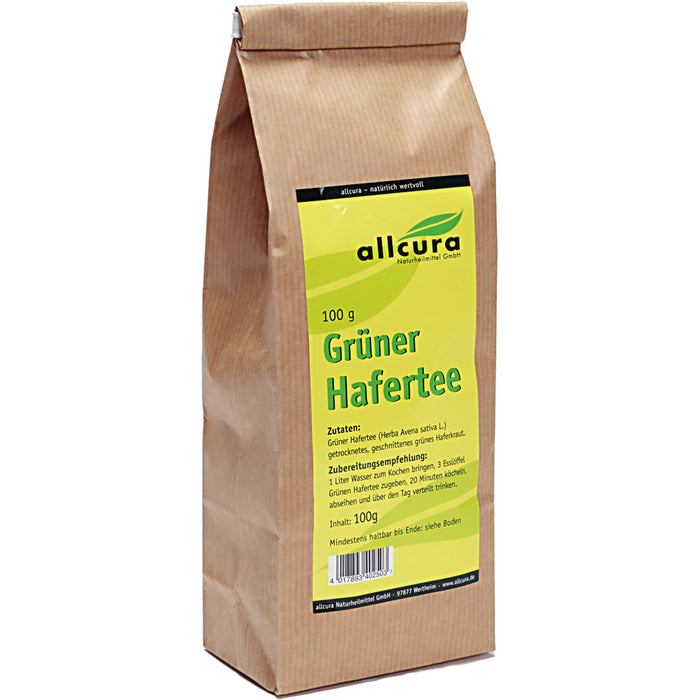 allcura Grüner Hafertee, 100 g Tea