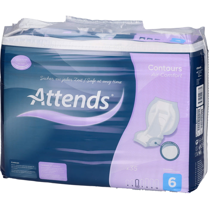 Attends Contours Air Comfort 6 Vorlagen, 35 St. Vorlagen