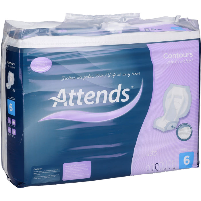 Attends Contours Air Comfort 6 Vorlagen, 35 St. Vorlagen