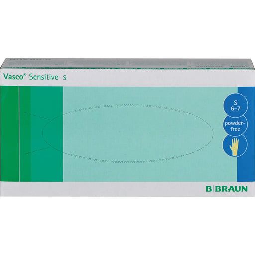 Vasco Sensitive S puderfrei Größe 6-7 Untersuchungshandschuhe, 100 St. Handschuhe