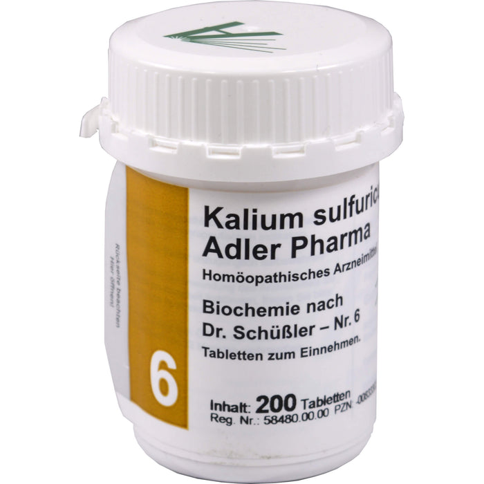 Biochemie Adler 6 Kalium sulfuricum D6 Tbl., 200 St TAB