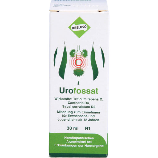 DRELUSO Urofossat Tropfen bei Erkrankungen der Harnorgane, 30 ml Lösung