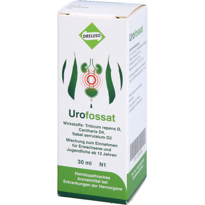 DRELUSO Urofossat Tropfen bei Erkrankungen der Harnorgane, 30 ml Lösung