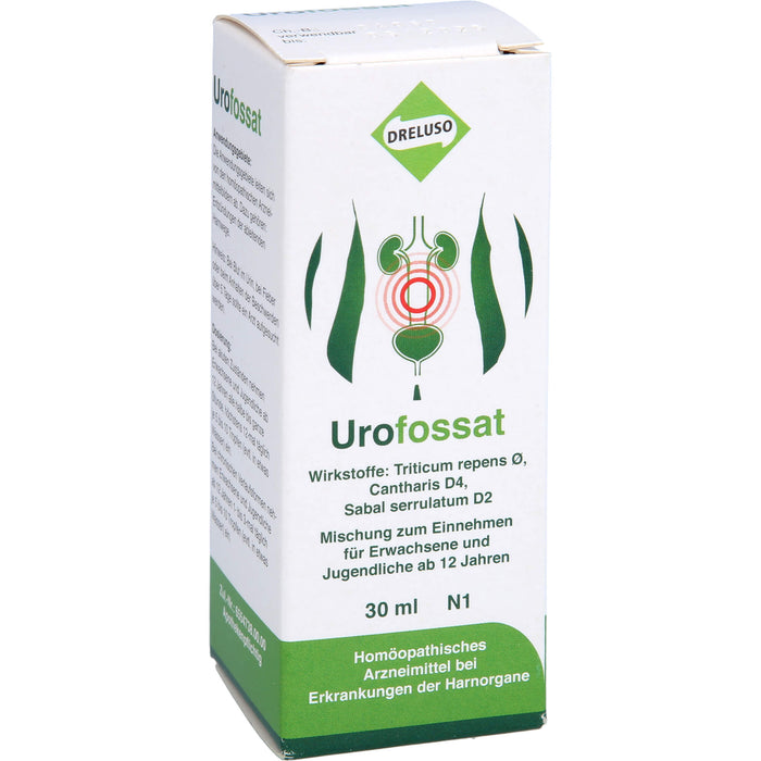 DRELUSO Urofossat Tropfen bei Erkrankungen der Harnorgane, 30 ml Lösung