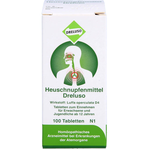 Dreluso Heuschnupfenmittel Tabletten bei Erkrankungen der Atemorgane, 100 St. Tabletten