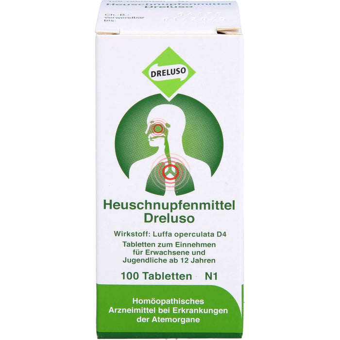 Dreluso Heuschnupfenmittel Tabletten bei Erkrankungen der Atemorgane, 100 St. Tabletten
