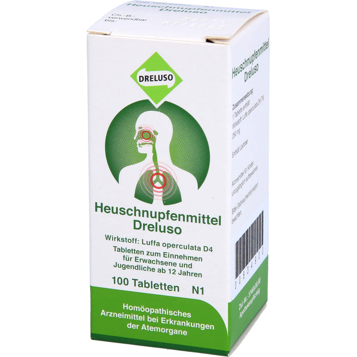 Dreluso Heuschnupfenmittel Tabletten bei Erkrankungen der Atemorgane, 100 St. Tabletten