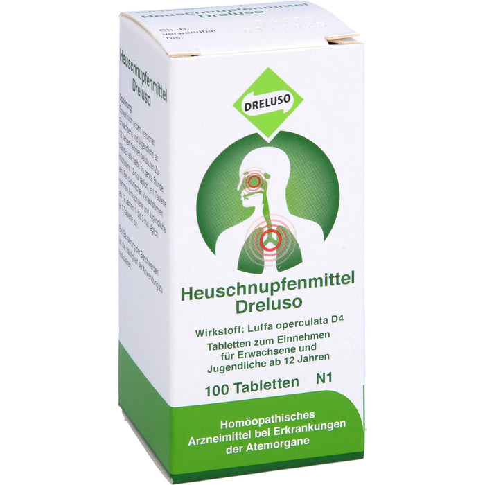 Dreluso Heuschnupfenmittel Tabletten bei Erkrankungen der Atemorgane, 100 St. Tabletten
