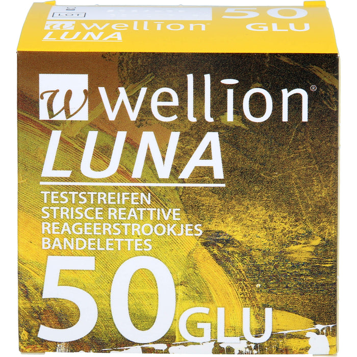 Wellion Luna Blutzuckerteststreifen, 50 St. Teststreifen