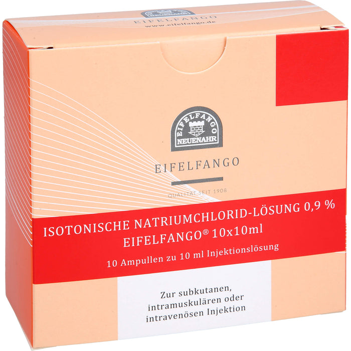 EIFELFANGO Isotonische Natriumchlorid-Lösung 0,9 %  Ampullen 10 ml, 100 ml Lösung