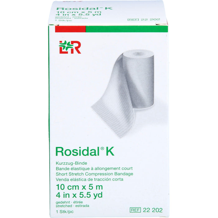 Rosidal K Kurzzugbinde 10 cm x 5 m, 1 St. Binde