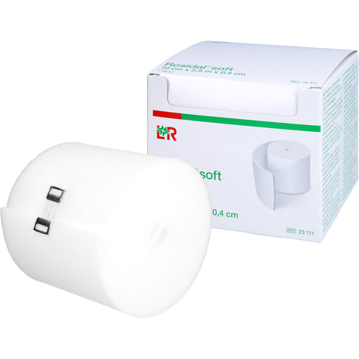 Rosidal soft Schaumstoffbinde 10cmx0,4cmx2,5m, 1 St BIN
