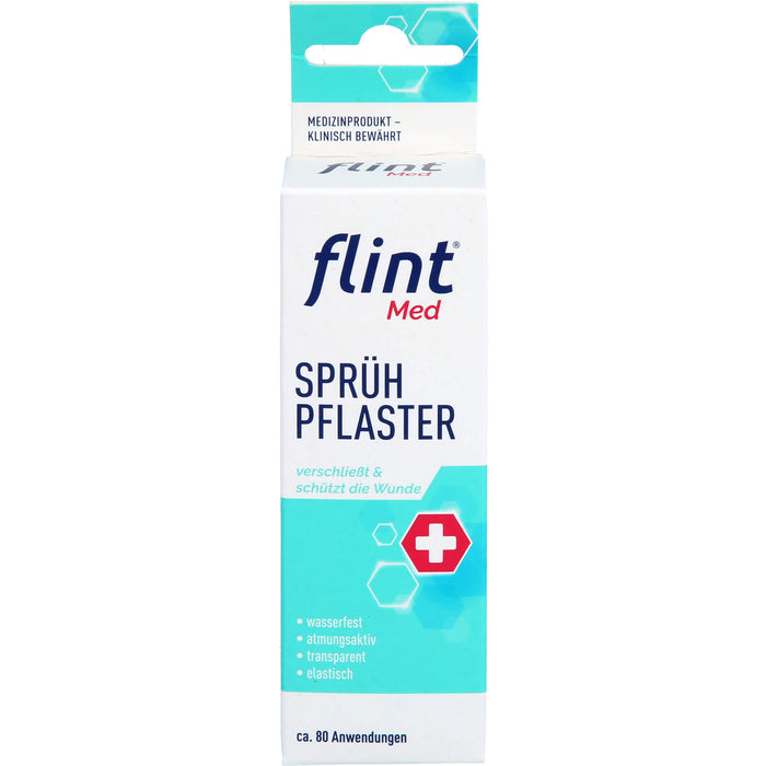 flint Med Sprühpflaster verschließt die Wunde sofort, 50 ml Lösung