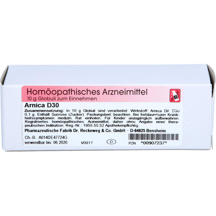 Arnica D30 Reckeweg Glob., 10 g GLO
