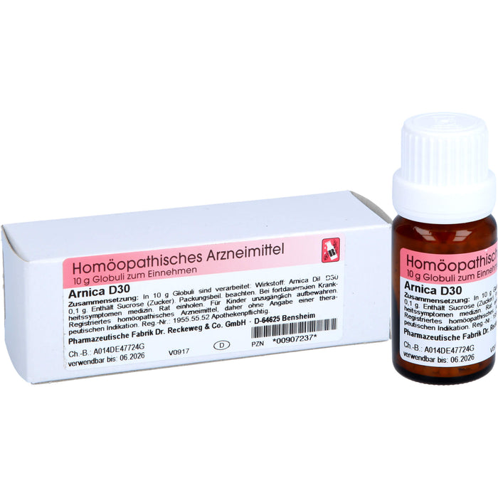 Dr. Reckeweg Arnica D30 Globuli, 10 g Globuli