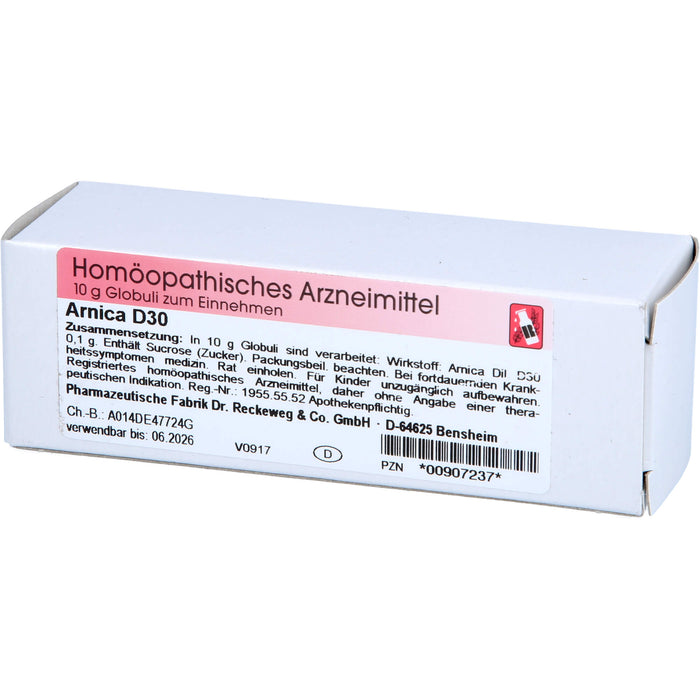 Dr. Reckeweg Arnica D30 Globuli, 10 g Globuli