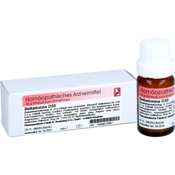 Belladonna D30 Reckeweg Glob., 10 g GLO