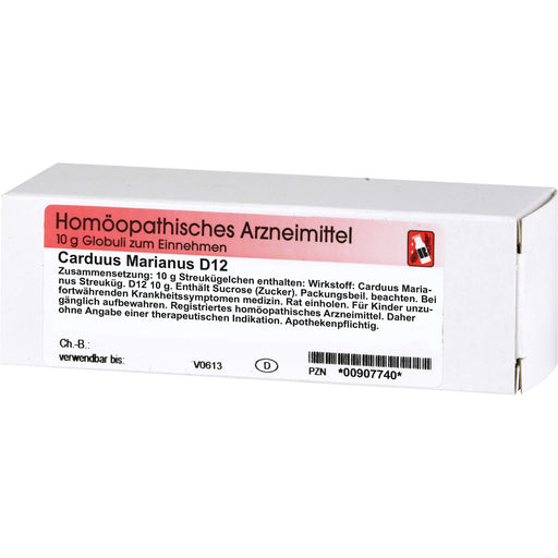 Dr. Reckeweg Carduus marianus D12 Globuli, 10 g Globuli