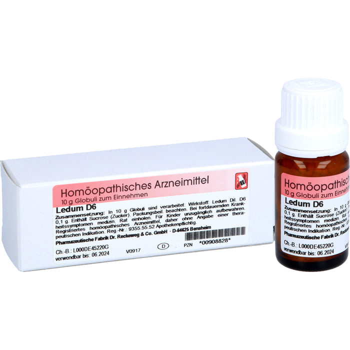 Ledum D6 Reckeweg Glob., 10 g GLO