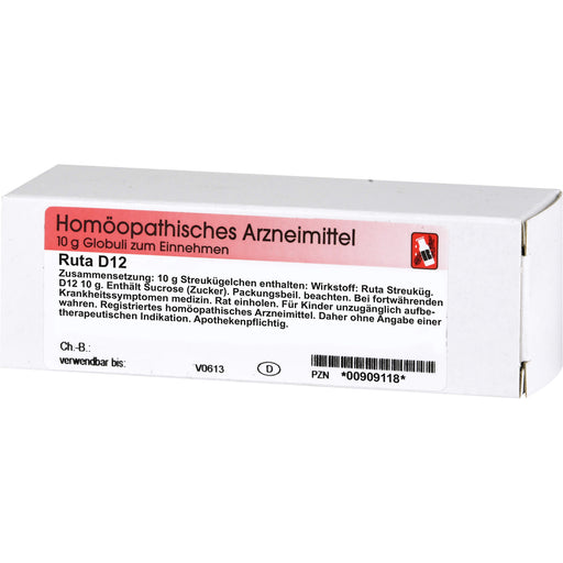 Ruta D12 Reckeweg Glob., 10 g GLO