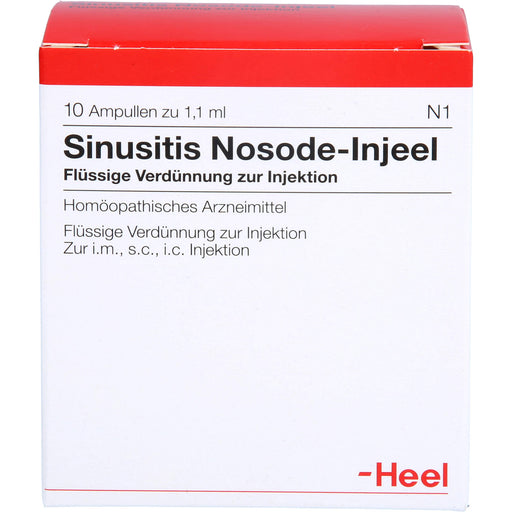 Heel Sinusitis-Nosode-Injeel flüssige Verdünnung, 10 St. Ampullen