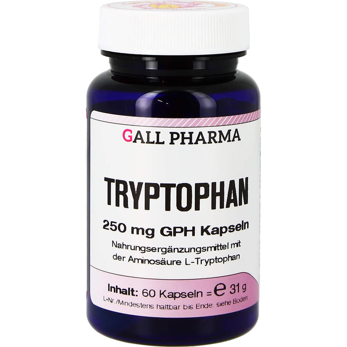 GALL PHARMA L-Tryptophan 250 mg GPH Kapseln, 60 St. Kapseln