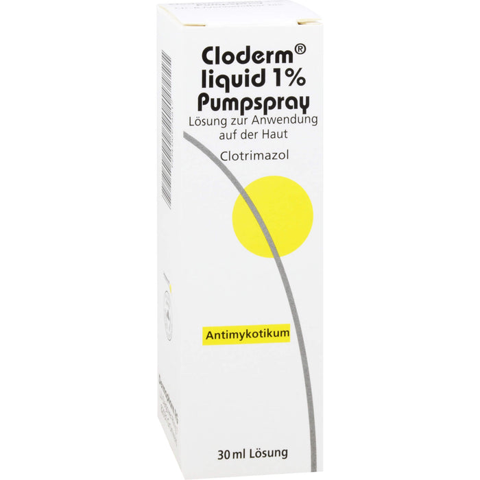 Cloderm Liquid 1 % Pumpspray Antimykotikum, 30 ml Solution
