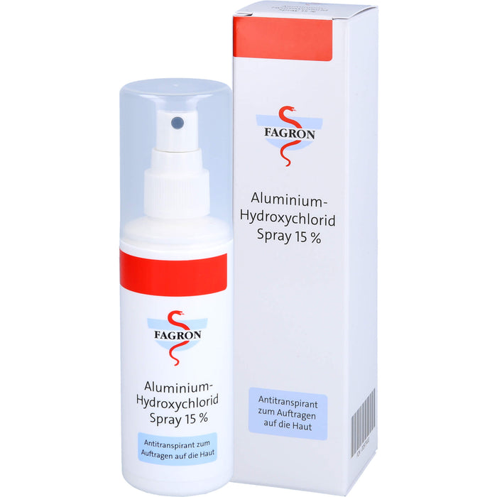 FAGRON Aluminium-Hydroxychlorid Spray 15% Antitranspirant, 100 ml Lösung
