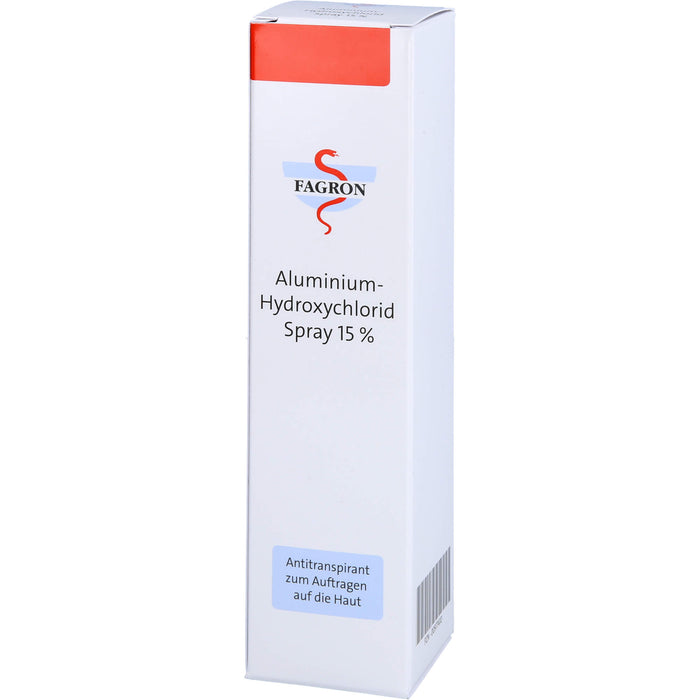 FAGRON Aluminium-Hydroxychlorid Spray 15% Antitranspirant, 100 ml Lösung