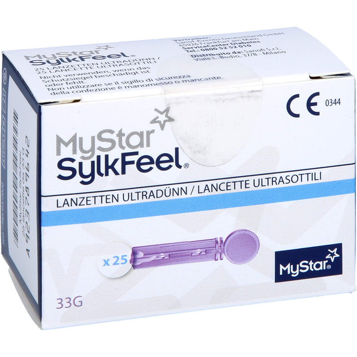 MyStar SylkFeel Lanzetten 33G, 25 St LAN