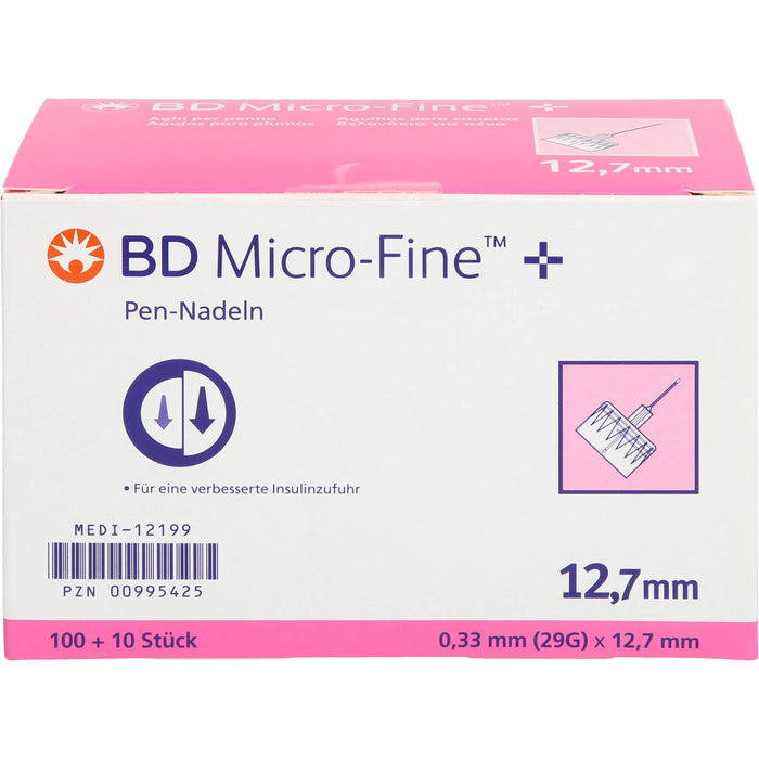 BD Micro Fine 0,33x12,7mm, 110 St KAN