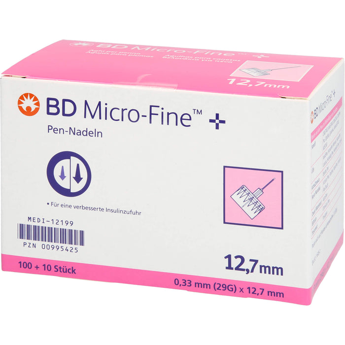 BD Micro Fine 0,33x12,7mm, 110 St KAN