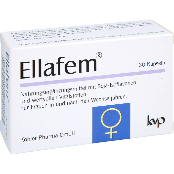 Ellafem Kapseln für Frauen in und nach den Wechseljahren, 30 St. Kapseln