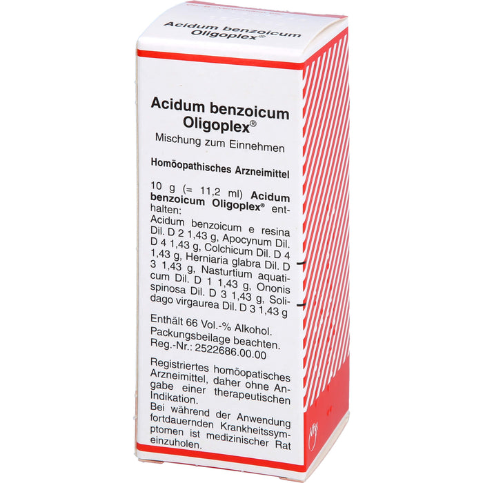 Acidum benzoicum Oligoplex®, Mischung, 50 ml LIQ