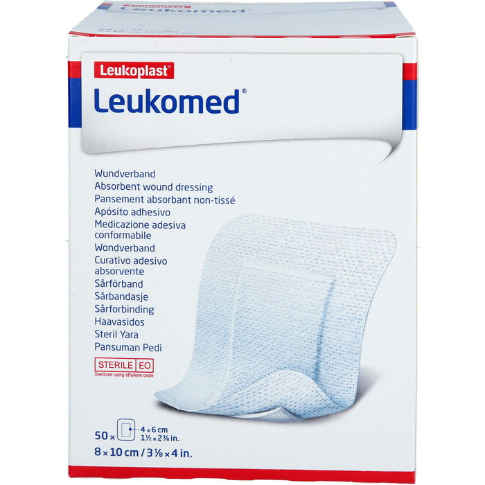 Leukomed steriler Wundverband 8 x 10 cm, 50 St. Pflaster